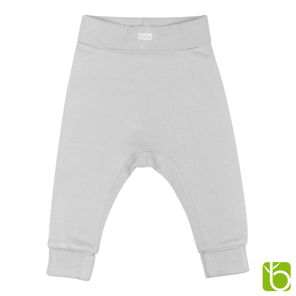 Babybukser af bld bambus - lys gr