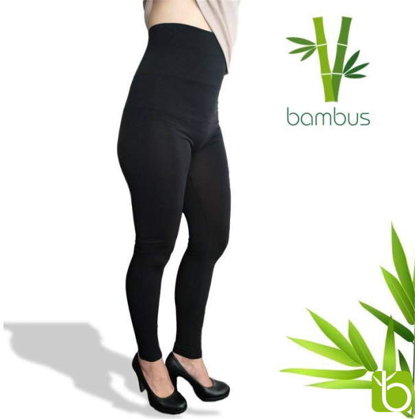 Bambus leggings med hj talje - 3 farver
