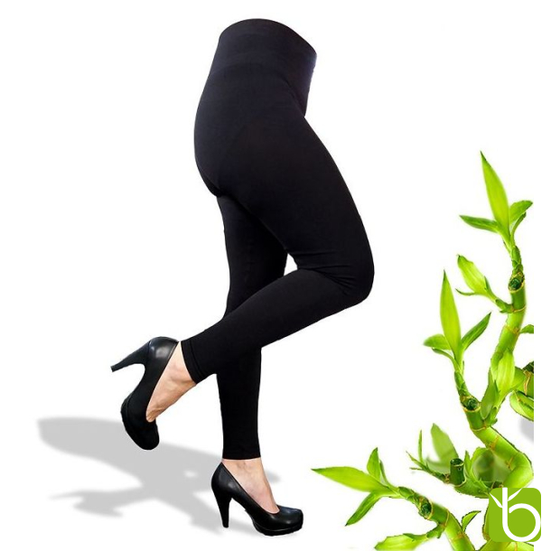Bambus leggings med hj talje