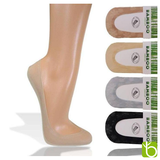Bambus footies Blomstret "Silky look" 