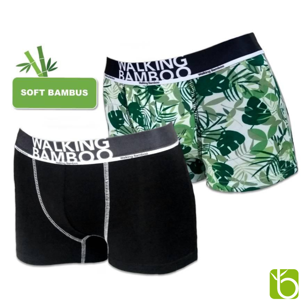 Boxershorts af bambus - dreng 2-pak
